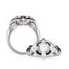 Platinum Cushion Diamond Ring